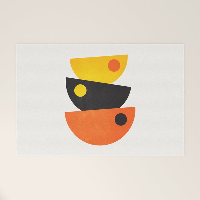 Balance 01: Bowls | Mid-Century Edition Welcome Mat Gallery Image 1