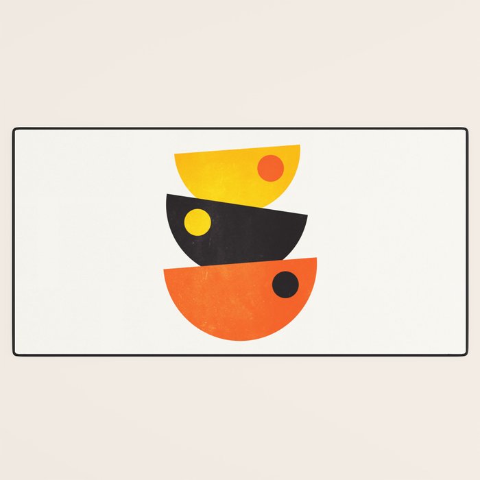Balance 01: Bowls | Mid-Century Edition Desk Mat Gallery Image 3
