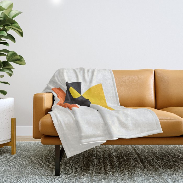 Balance 01: Bowls | Mid-Century Edition Throw Blanket Gallery Image 1