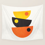 Balance 01: Bowls | Mid-Century Edition Wall Tapestry Gallery Image 4