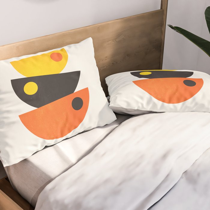 Balance 01: Bowls | Mid-Century Edition Pillow Sham Gallery Image 2