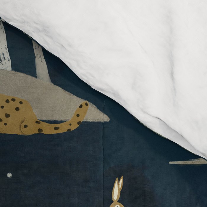 A Forest Awakens Full Moon Comforter Gallery Image 4