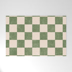 CHECKER - 001 - Olive Welcome Mat Gallery Image 1