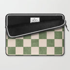 CHECKER - 001 - Olive Laptop Sleeve Gallery Image 2