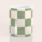 CHECKER - 001 - Olive Coffee Mug Gallery Image 4