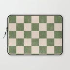 CHECKER - 001 - Olive Laptop Sleeve Gallery Image 1