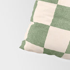 CHECKER - 001 - Olive Pillow Sham Gallery Image 4