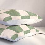 CHECKER - 001 - Olive Pillow Sham Gallery Image 3