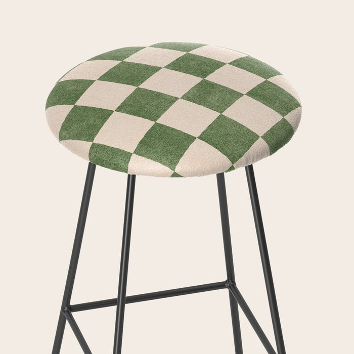 CHECKER - 001 - Olive Stool Gallery Image 2