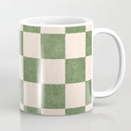 CHECKER - 001 - Olive Coffee Mug Gallery Image 1