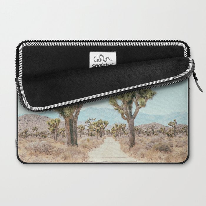 Desert Path - Joshua Tree Landscape, Nature Photography Laptop Sleeve Gallery Image 2