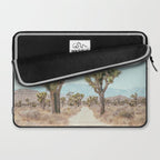 Desert Path - Joshua Tree Landscape, Nature Photography Laptop Sleeve Gallery Image 2