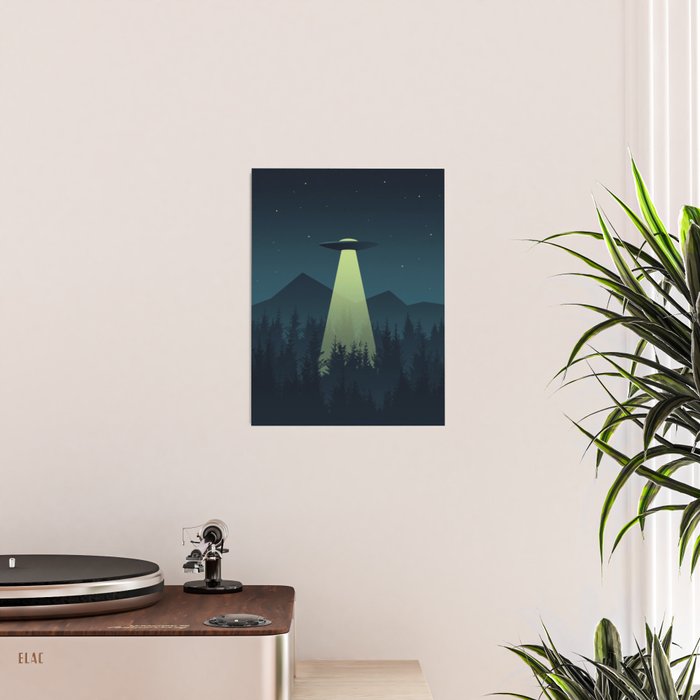 Forest UFO Poster Gallery Image 2