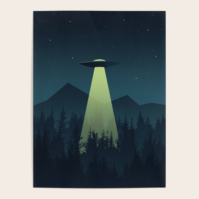 Forest UFO Poster Gallery Image 4
