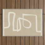 Abstract line art 72 Outdoor Rug Gallery Image 1