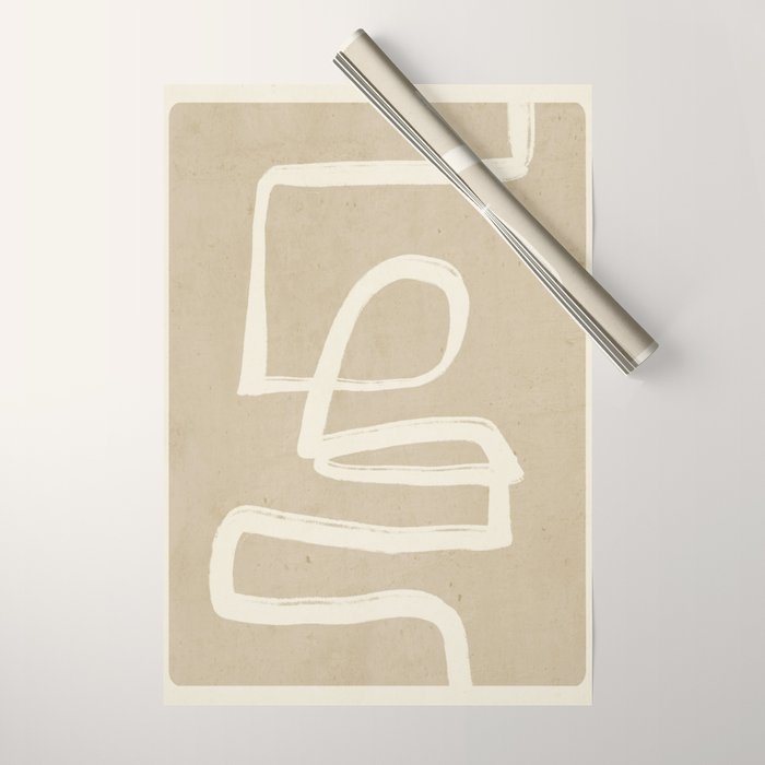 Abstract line art 72 Wrapping Paper Gallery Image 1