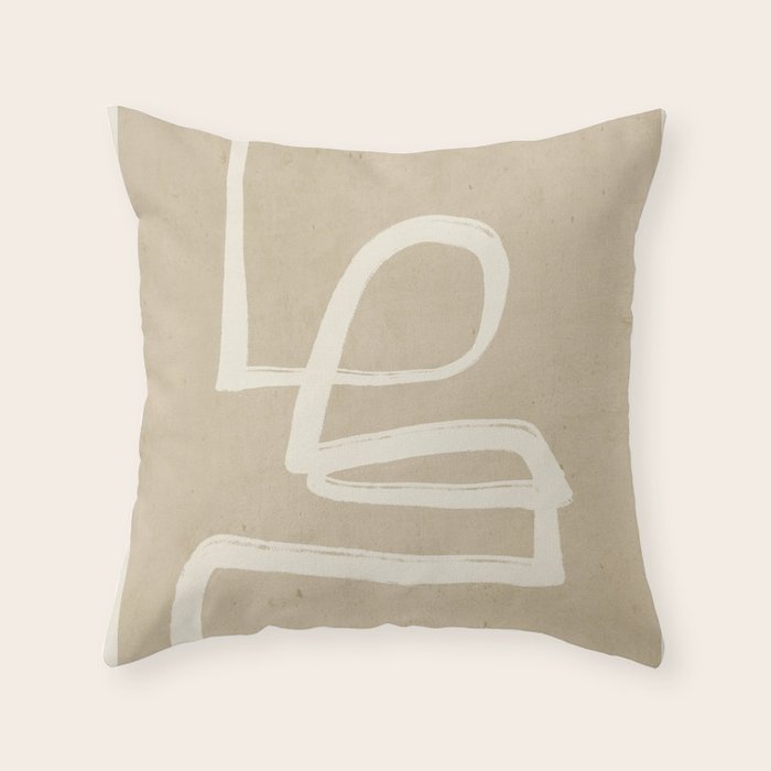 Abstract line art 72 Throw Pillow Gallery Image 6