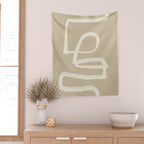 Abstract line art 72 Wall Tapestry Gallery Image 2