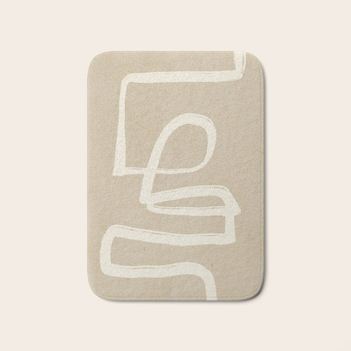 Abstract line art 72 Bath Mat Gallery Image 1
