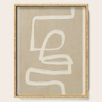 Abstract line art 72 Serving Tray Gallery Image 1