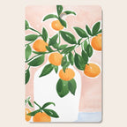 Orange Tree Branch in a Vase Cutting Board Gallery Image 1