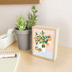 Orange Tree Branch in a Vase Mini Art Print Gallery Image 2