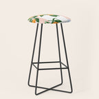 Orange Tree Branch in a Vase Stool Gallery Image 1