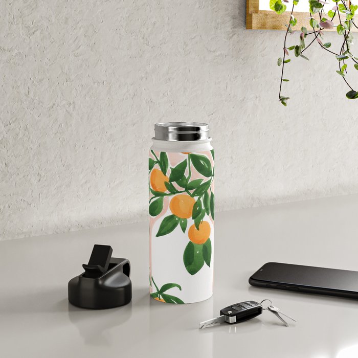 Orange Tree Branch in a Vase Water Bottle Gallery Image 4