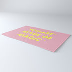 YOU ARE MADE OF MAGIC - typography Rug Gallery Image 3