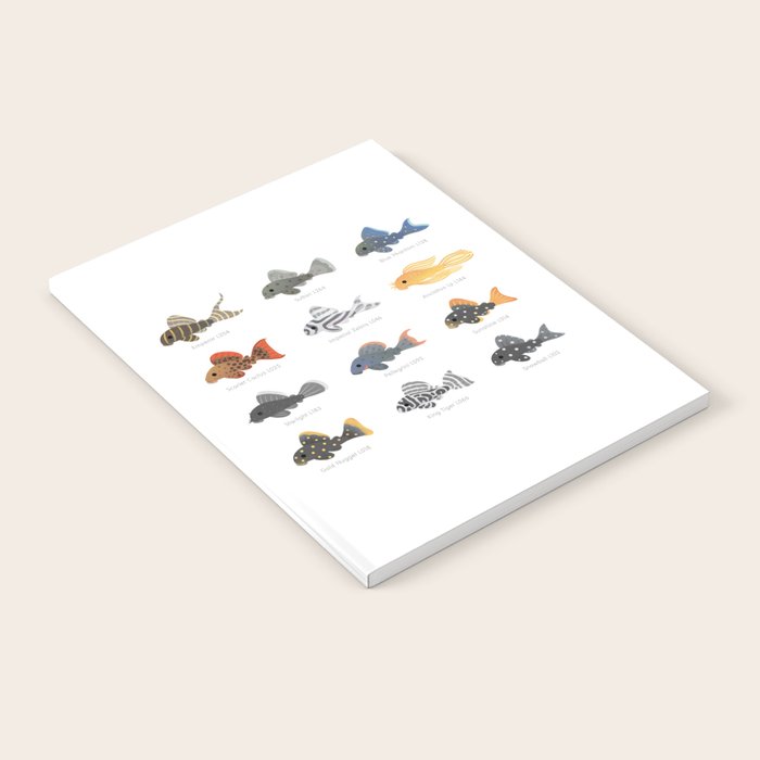 Pleco! - white Notebook Gallery Image 2