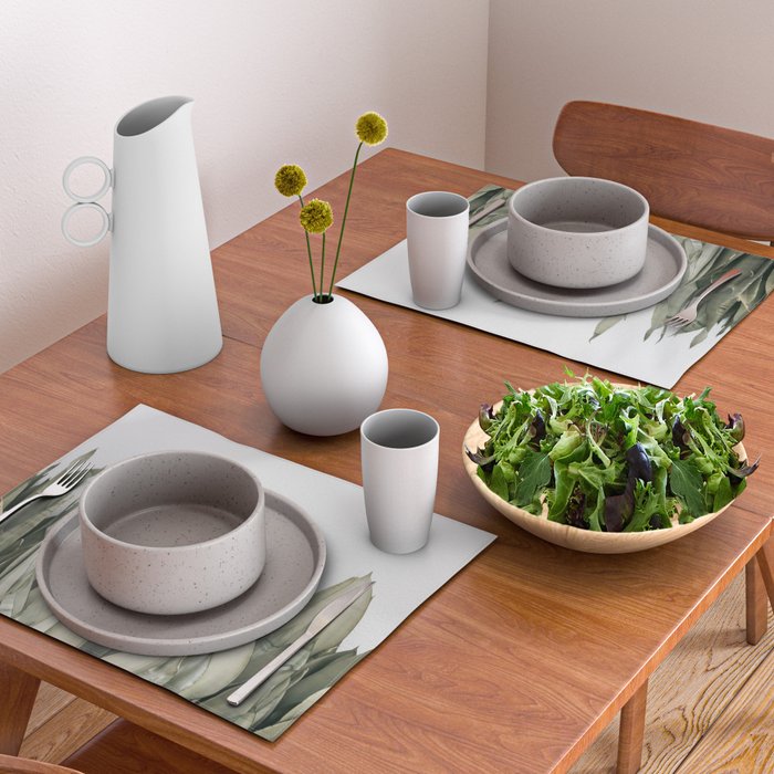 Moonshine Snake Plant Placemat Gallery Image 2