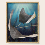 Metallic Stingray Serving Tray Gallery Image 1