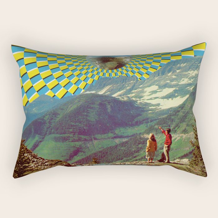 Peak Disco Boogie v2 Rectangular Pillow Gallery Image 2