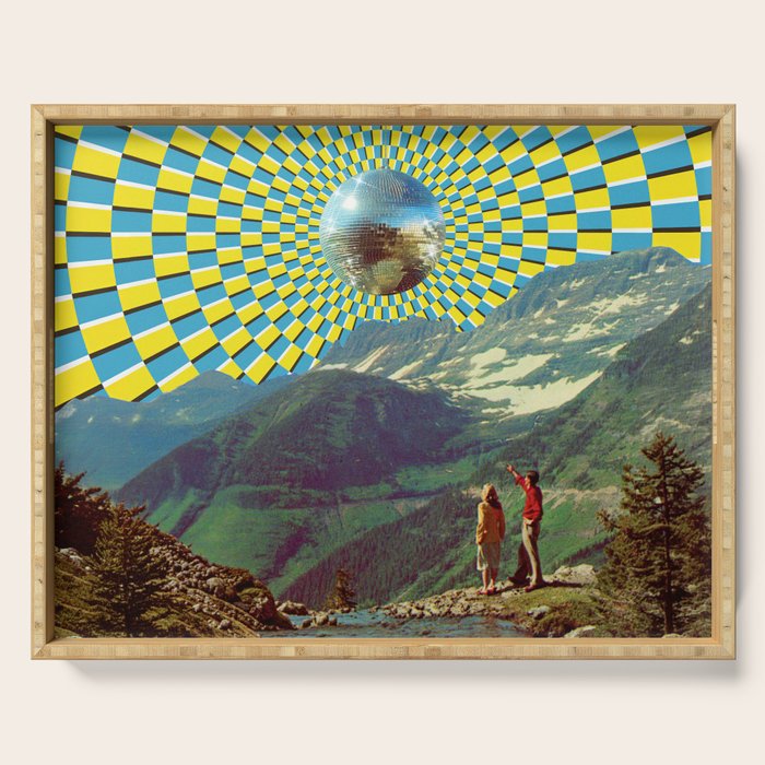 Peak Disco Boogie v2 Serving Tray Gallery Image 1
