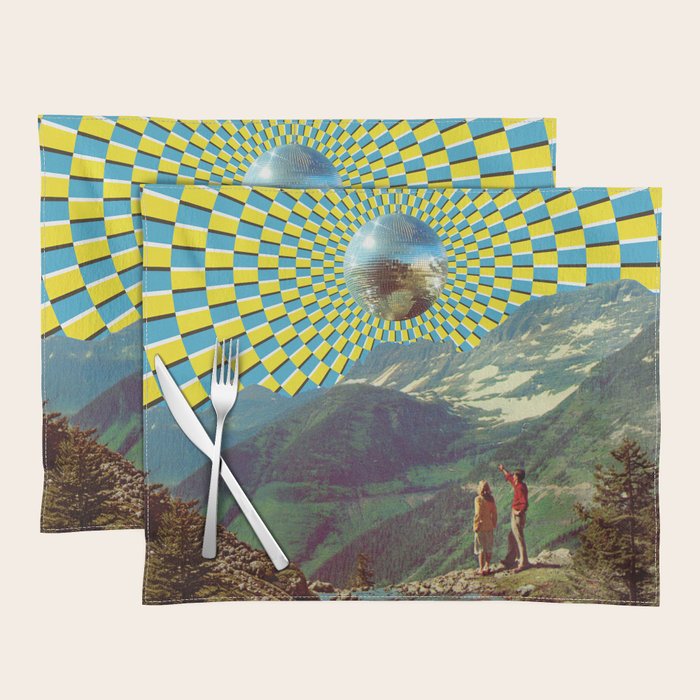 Peak Disco Boogie v2 Placemat Gallery Image 1