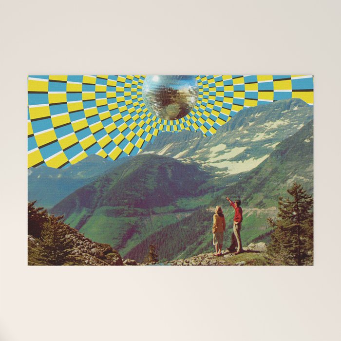 Peak Disco Boogie v2 Welcome Mat Gallery Image 1