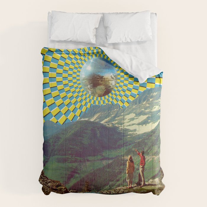 Peak Disco Boogie v2 Comforter Gallery Image 1