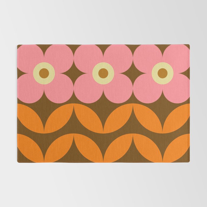 Retro Flower 10B Rug Gallery Image 2