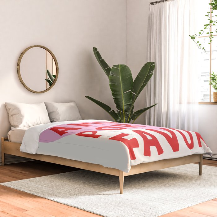 More Amor Por Favor in Pink and Red Comforter Gallery Image 2