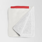 More Amor Por Favor in Pink and Red Throw Blanket Gallery Image 3