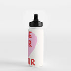 More Amor Por Favor in Pink and Red Water Bottle Gallery Image 2