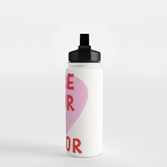 More Amor Por Favor in Pink and Red Water Bottle Gallery Image 2