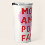 More Amor Por Favor in Pink and Red Travel Mug Gallery Image 3
