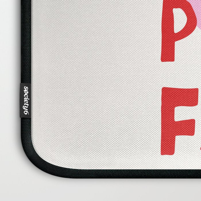 More Amor Por Favor in Pink and Red Laptop Sleeve Gallery Image 3
