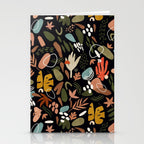 Abstract shapes of dark modern nature Stationery Card Gallery Image 2