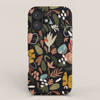 Abstract shapes of dark modern nature iPhone Case Gallery Image 1