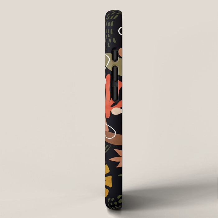 Abstract shapes of dark modern nature iPhone Case Gallery Image 2