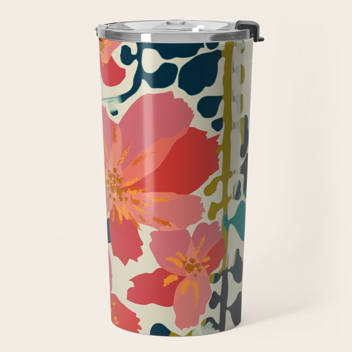 colorful orchid Travel Mug Gallery Image 2