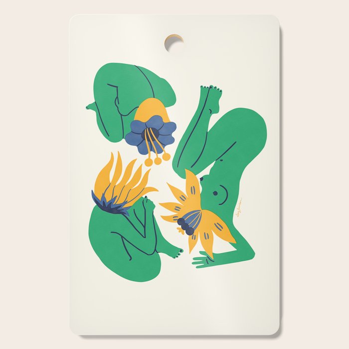 Bloomers Cutting Board Gallery Image 1