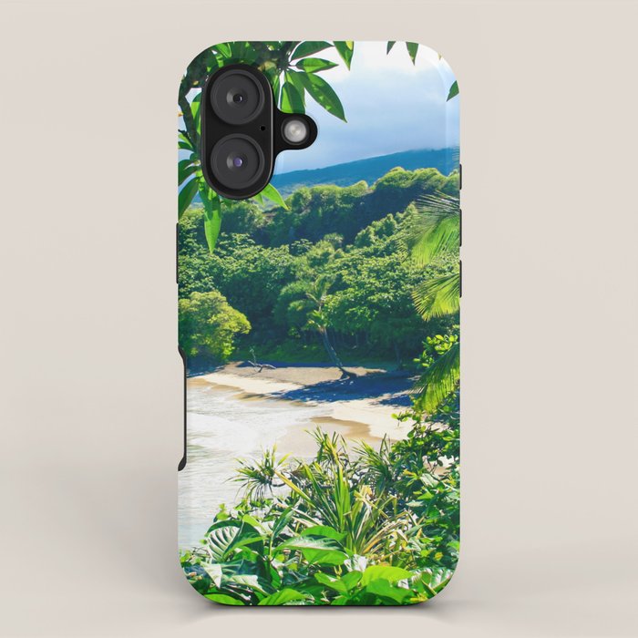 Hamoa Beach Hana Maui Hawaii iPhone Case Gallery Image 1